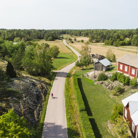Paraisilla on vaalittu alueen perinteistä ilmettä.