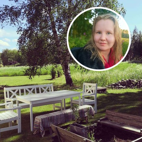 Ella Väisänen palasi lapsuutensa kotikylään.
