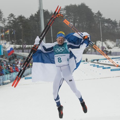 Saitko hyvät pisteet visasta? Siinä tapauksessa kelpaa tuulettaa kuin Iivo Niskanen olympiavoittoa!