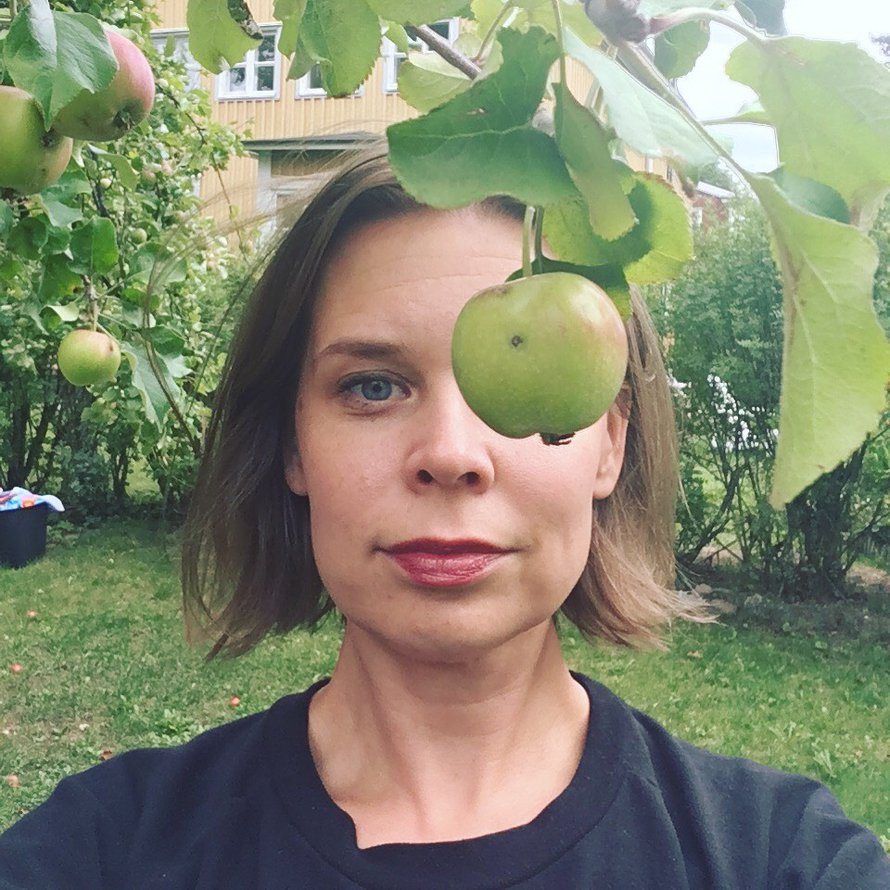 Omenalla silmään, joka hilloista haaveilee.