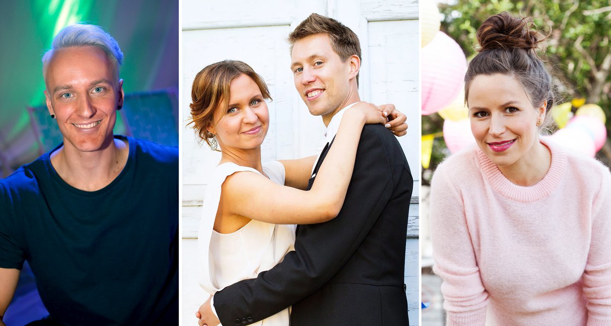 Vieläkö muistat heidät Temptation Island-, Ensitreffit alttarilla- ja Iholla-sarjoista? Kuvat: Sanoma-arkisto / Seppo Solmela, MTV3 ja Liisa Valonen