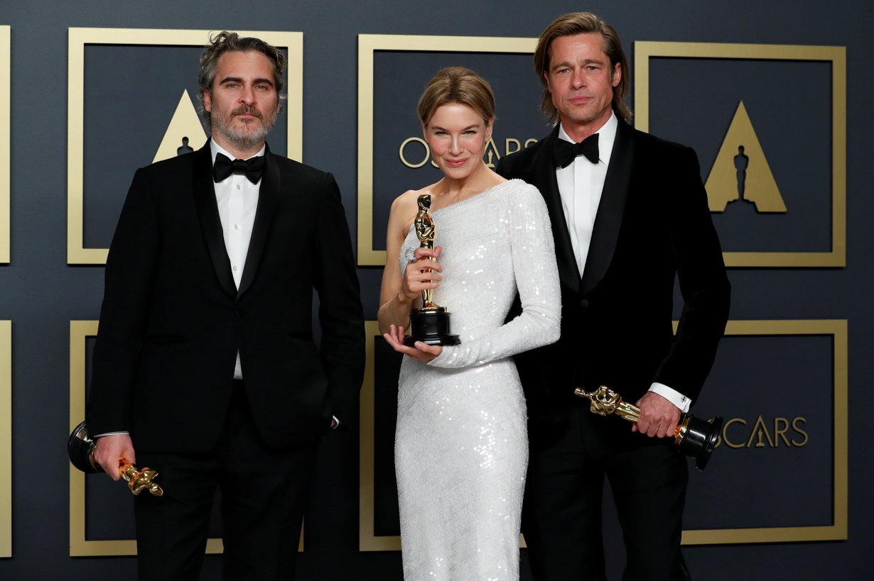 Joaquin Phoenix, Renee Zellweger ja Brad Pitt.