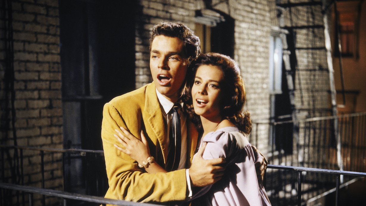 Richard Beymer ja Natalie Wood olivat West Side Storyn Tony ja Maria: New Yorkin latinokortteleiden Romeo ja Julia.