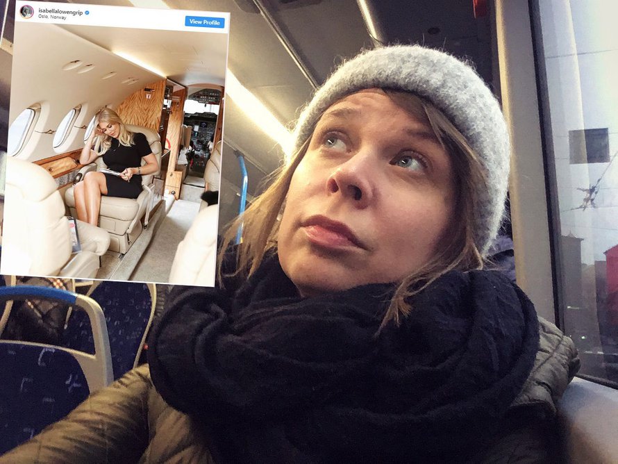 Kiire paikasta toiseen – se on meille kaikille bloggaajille tuttua. Kuva: <span class="photographer">Maula ja Isabella Löwengripin Instagram-tili</span>