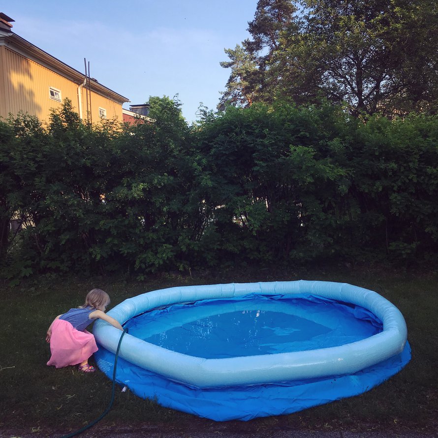 Vielä on pihaa jäljellä...