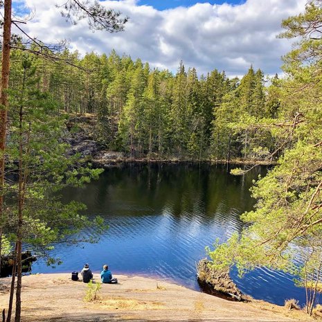 Vaakkoin ulkoilualue sijaitsee Espoon ja Vihdin rajalla.