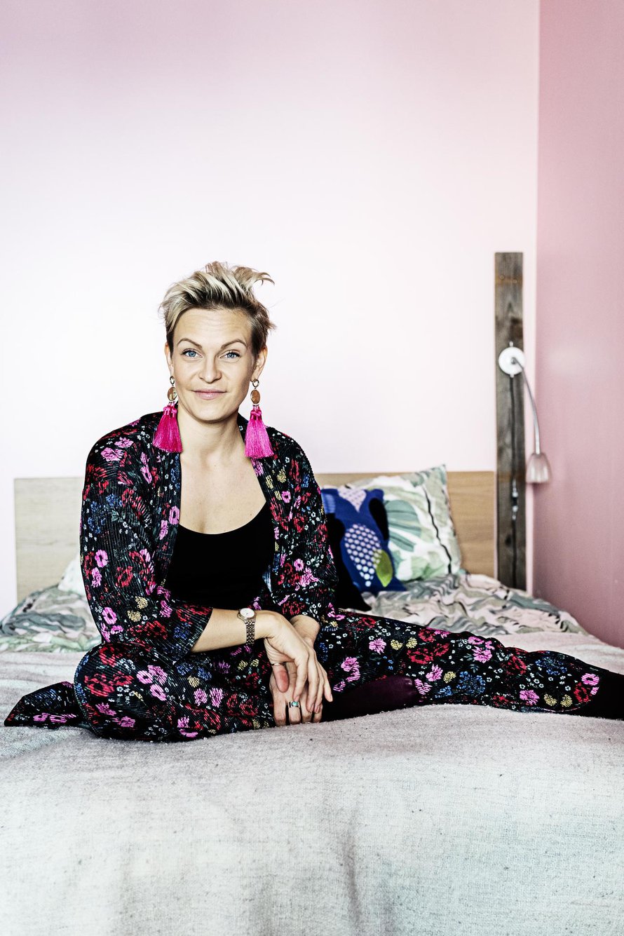 ”Ystäväni kukka-kimono on ylevä mutta myös helppo asu esiintymiskeikoille.”