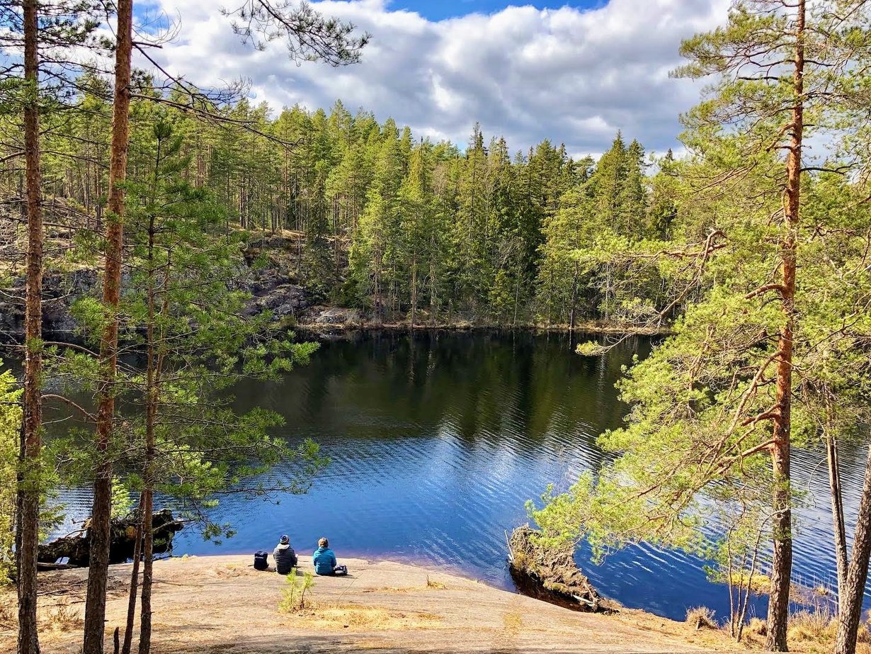 Vaakkoin ulkoilualue sijaitsee Espoon ja Vihdin rajalla.