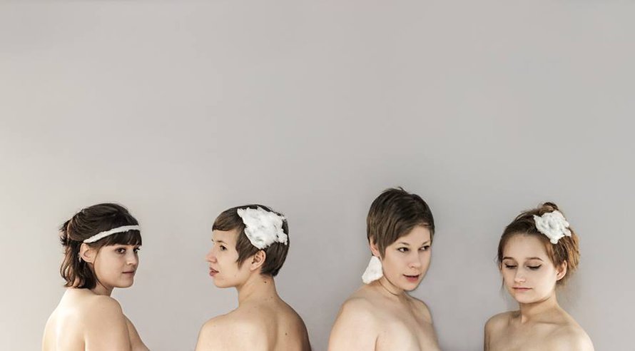 Leija Lautamaja, Iida Savolainen, Miia Palomäki ja Maija Pokela ovat ENKEL. Kuva: <span class="photographer">Vesa Laasanen</span>