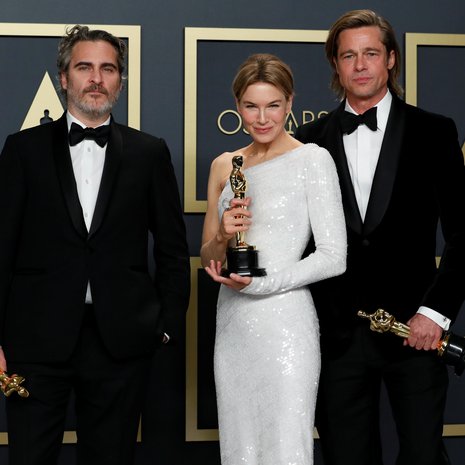 Joaquin Phoenix, Renee Zellweger ja Brad Pitt.