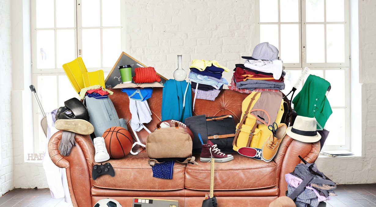 Tavarakaaoksen taltuttaminen voi olla monen päivän tai viikkojenkin urakka, mutta moni on todennut, että se kannattaa. Kuva: Istock.