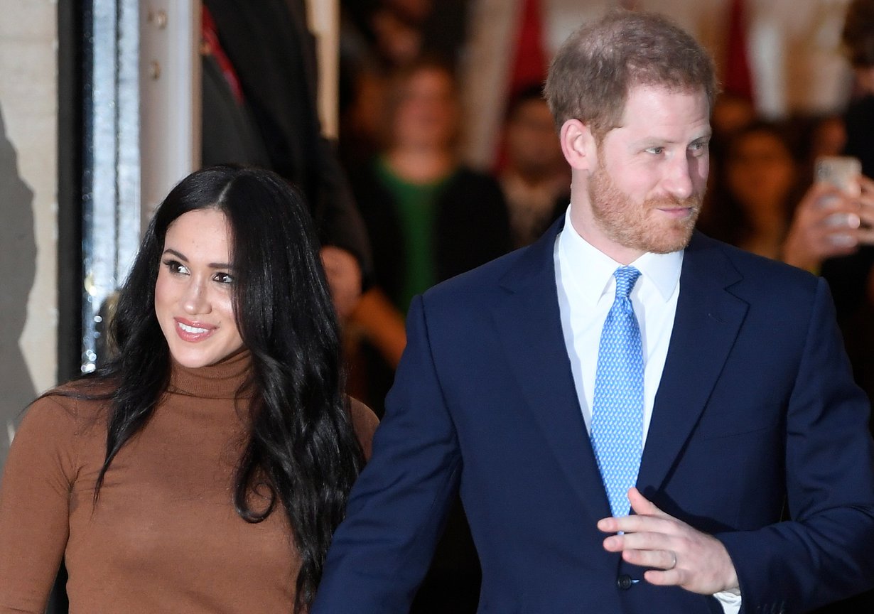 Herttuatar Meghan ja Harry Lontoossa 7. tammikuuta 2020.