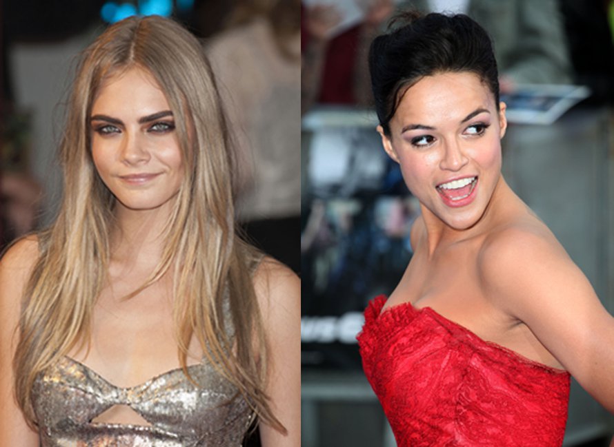 Cara Delevingne ja 14 vuotta häntä vanhempi Michelle Rodrigues ovat löytäneet toisensa. Kuvat Shutterstock