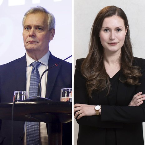 Ne hallituskriisin todelliset osapuolet. Vasemmalta oikealle: Sirpa Paatero, Antti Rinne, Sanna Marin ja Katri Kulmuni.