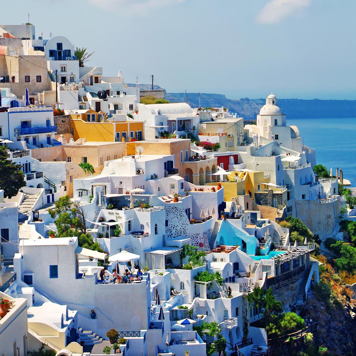 Kreikan Santorini on aina ihana. Kuva: Shutterstock