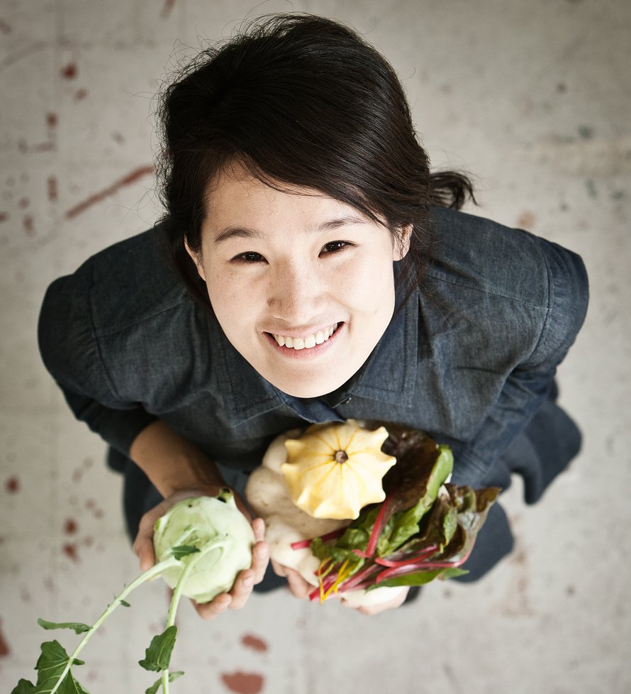 Korealainen Jihyun Ryou tutkii vihannesten ja hedelmien säilymistä. Kuva: <span class="photographer">Kristof Vrancken</span>