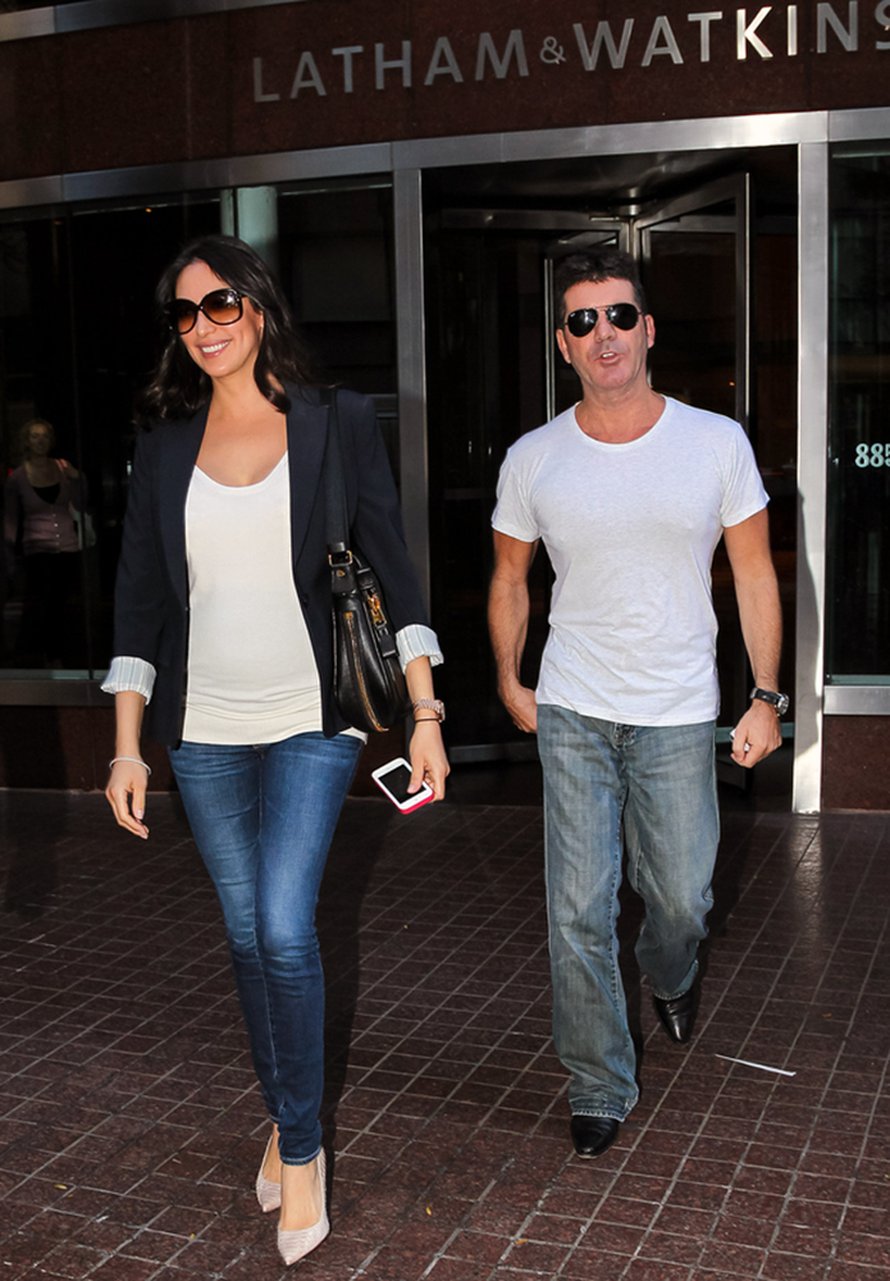 Lauren Silverman ja Simon Cowell saivat 2,9-kiloisen pojan perjantaina. Cowellille lapsi on ensimmäinen, Silvermanille toinen. Kuva Shutterstock.
