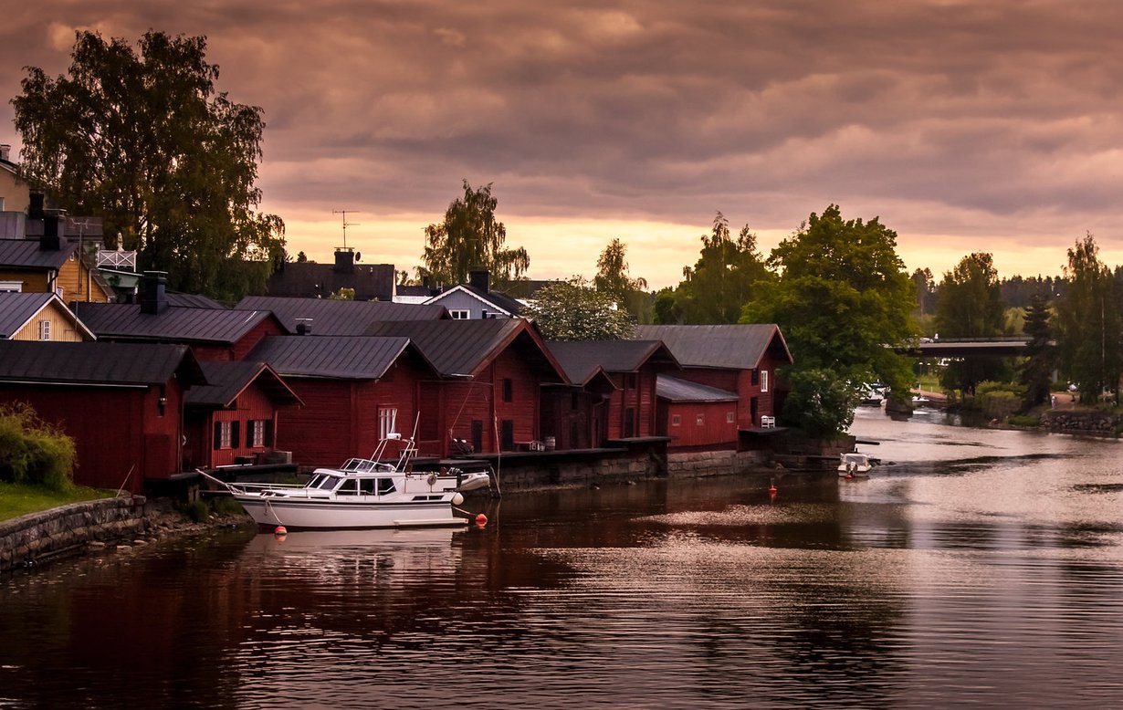 Porvoossa kuvattiin Onnela-sarjaa. Kuva: Visit Porvoo