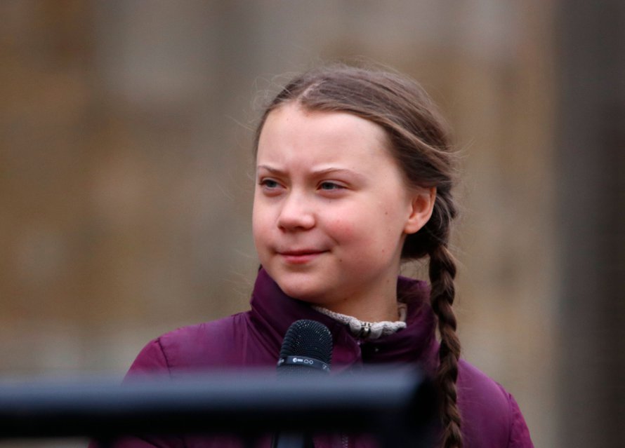 Ruotsalainen Greta Thunberg on 16-vuotias ilmastoaktivisti, joka tunnetaan kampanjastaan ilmastonmuutoksen estämiseksi.
