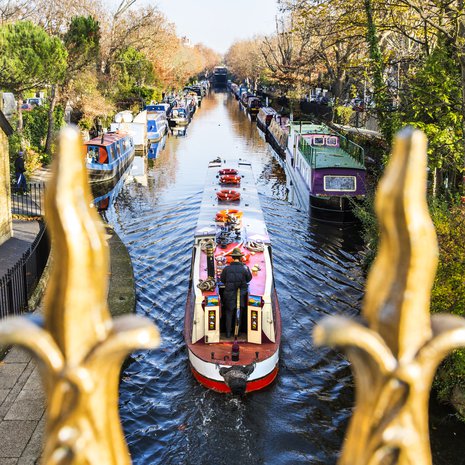 Lontoon Little Venice on rauhallinen alue, joka sopii kävelijöille.