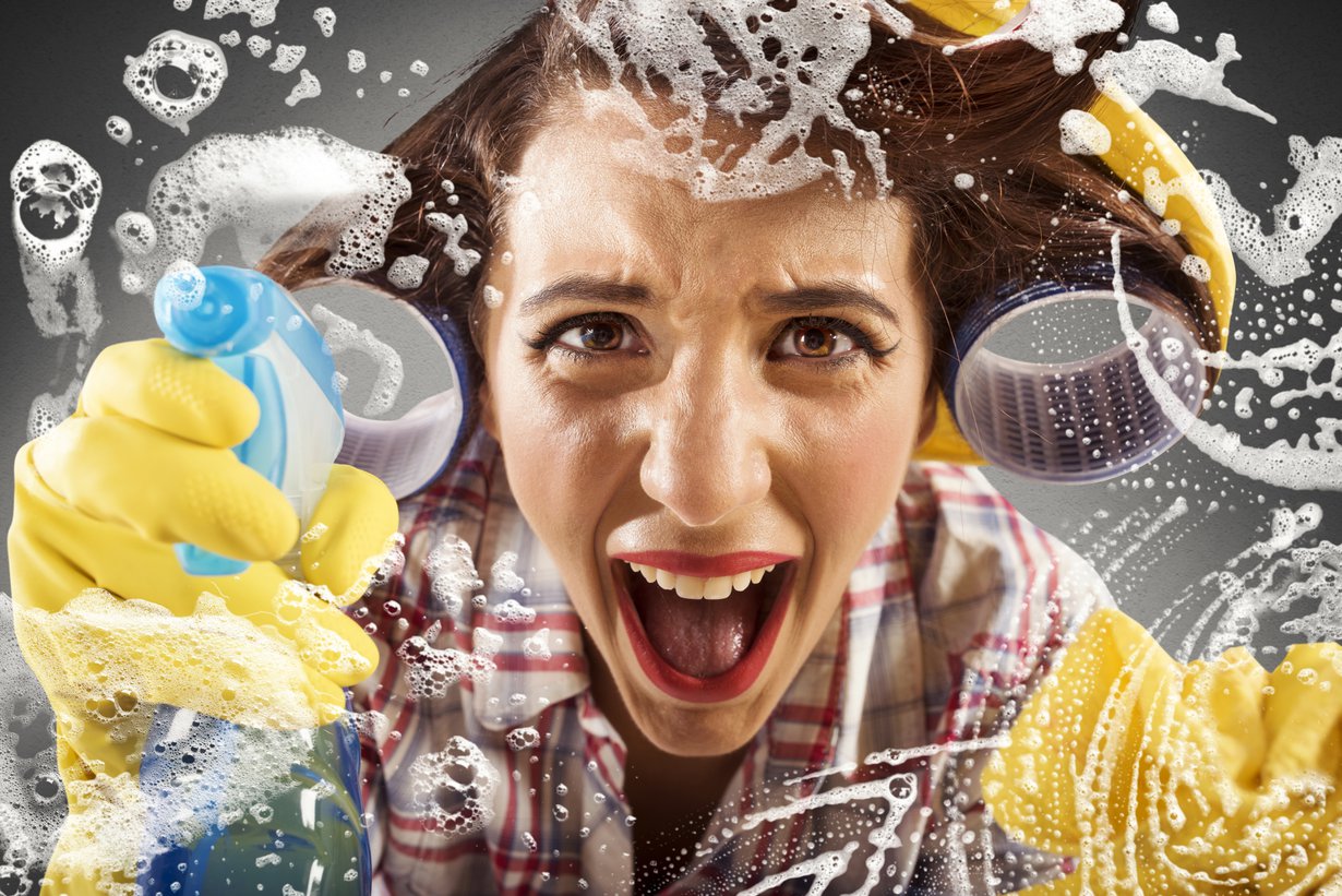 Voisiko koko kodin laittaa etikkakylpyyn? Kuva: Shutterstock