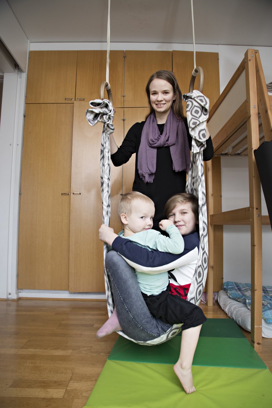 Nykyään Saga on kahden lapsen äiti. Mielessä on toive kolmannesta.