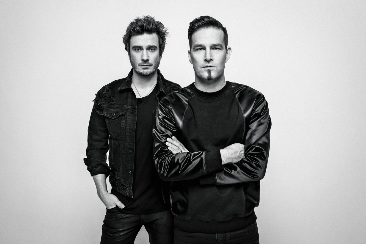 Sebastian Rejman ja Darude. Kuva: Anton Sucksdorff / Yle Kuvapalvelu